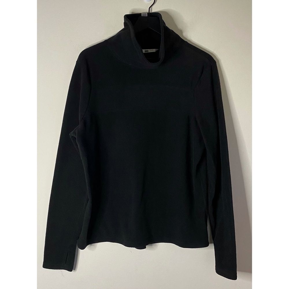 Victoria’s Secret Sport High Neck Black Fleece with Thumbholes
